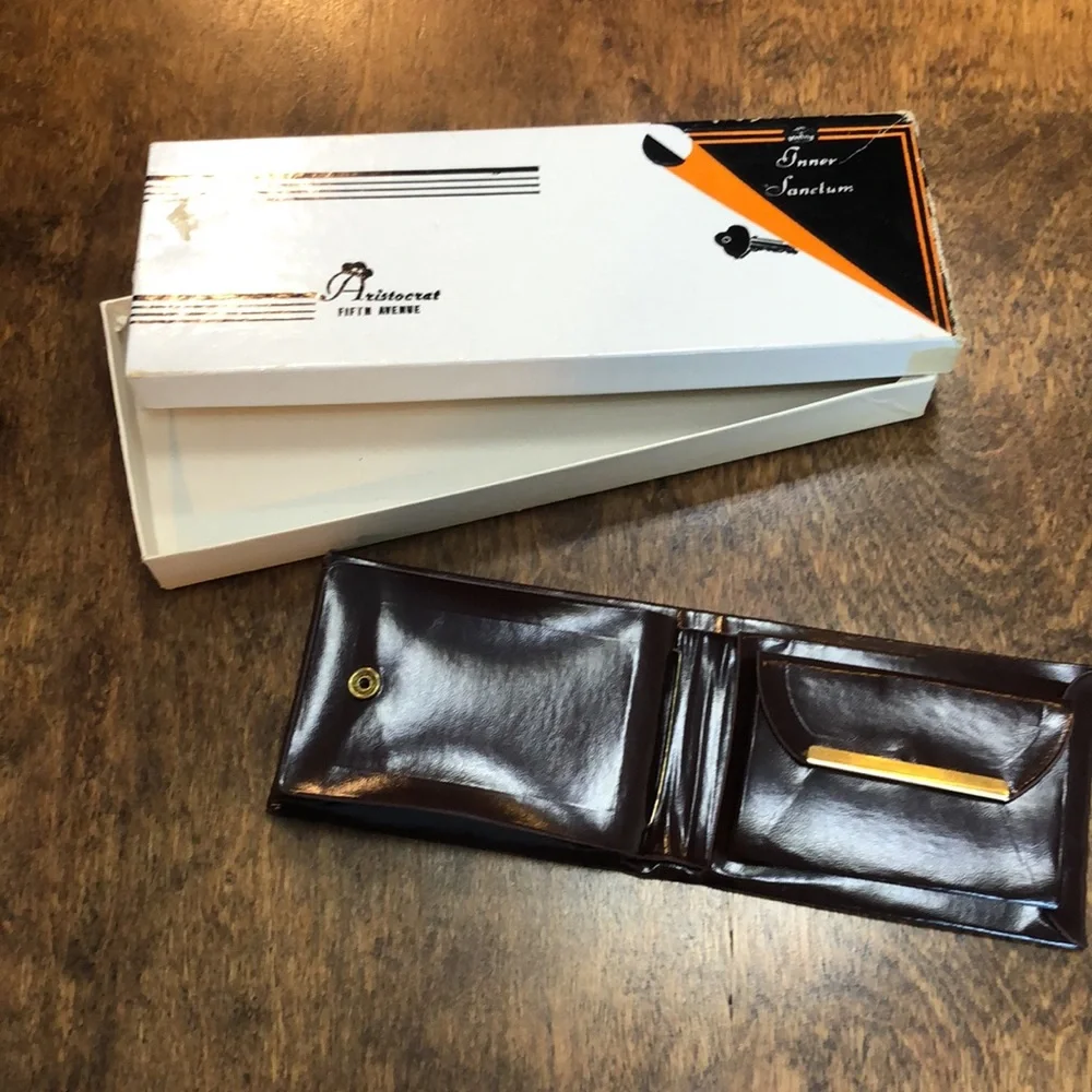 Authentic vintage ARISTOCRAT fifth Avenue brown wallet‎ - Picture 10 of 15